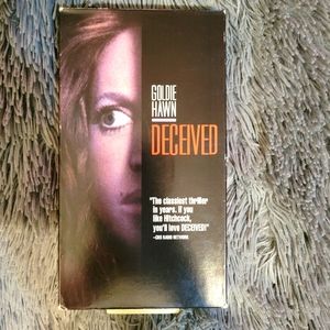 DECEIVED Vintage VHS tape, Goldie Hawn